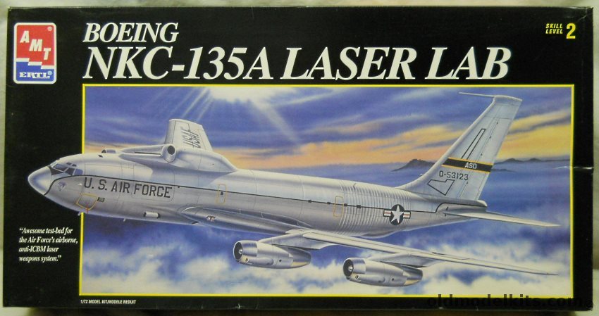 AMT 1/72 NKC-135A Laser Lab, 8958 plastic model kit
